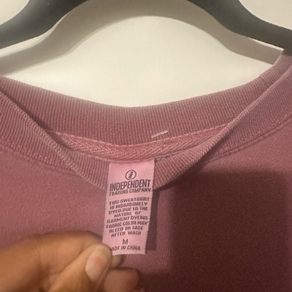 Independent Trading Company Mauve Sweatshirt - Picture 3 of 5